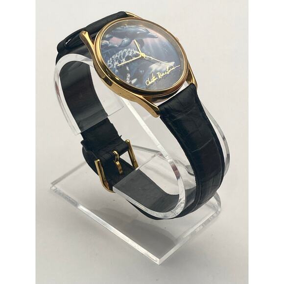 VTG Dolphin Christian Riese Lassen Womens Watch 33mm - New Battery - Adjustable - Picture 7 of 12